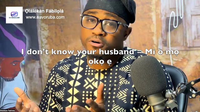 Ọkọ = Husband