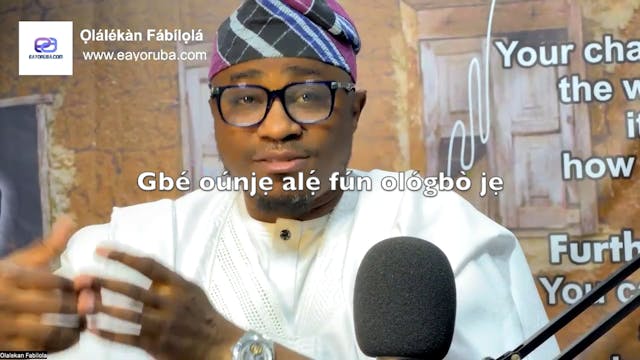 Gbé oúnjẹ alẹ́ fún ológbò jẹ