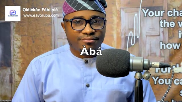 Ways to use "Àbá = Suggestion" in s...