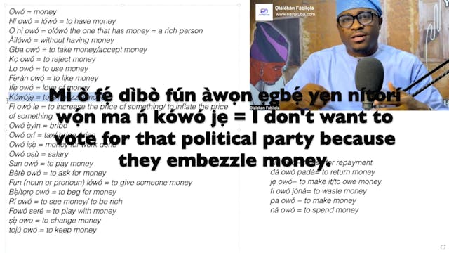Explaining "Owo = Money" and differen...