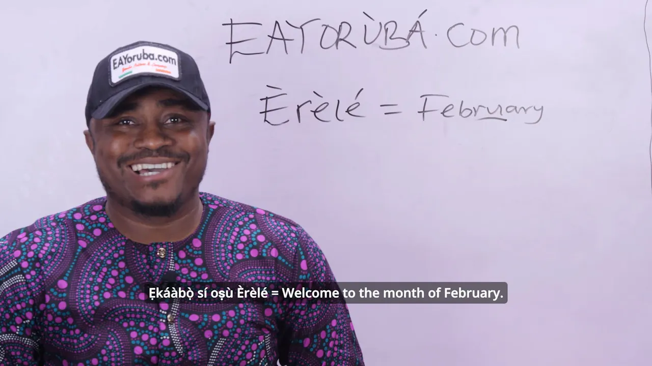 Month of the year: February and its meaning. - Yorùbá Dictionary ...