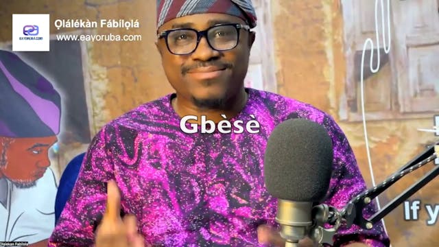 Explaining "gbèsè = debt" and how to ...