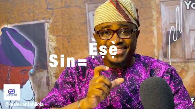 Ẹ̀ṣẹ̀= sin