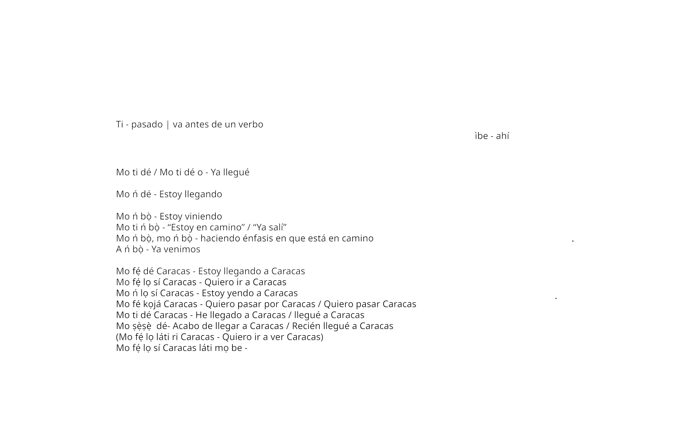 Dieciseteava clase grupal: Usando nuevas palabras