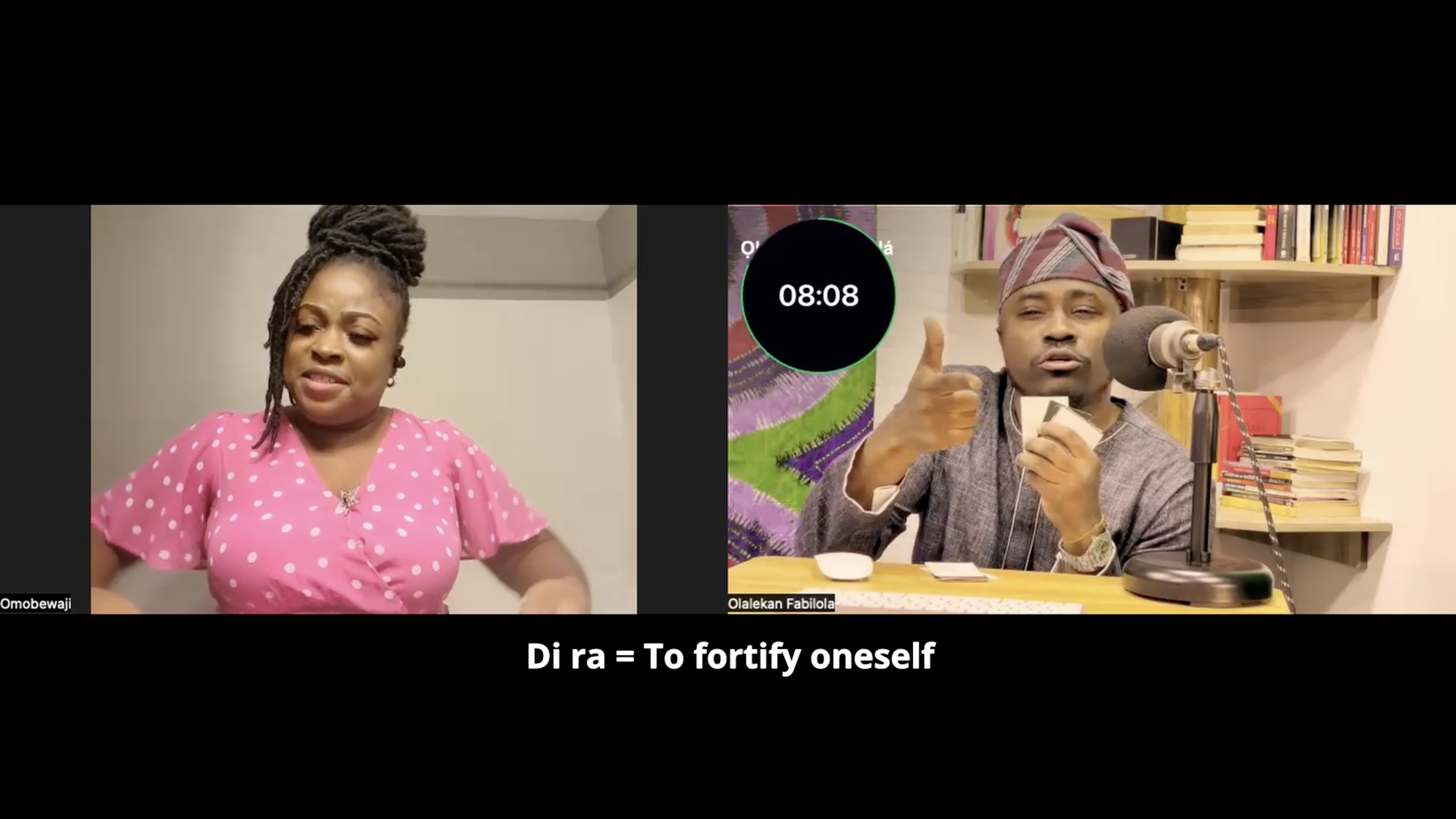 Ọmọ́bọ́sẹ̀dé came to speak Yoruba with me for 10mins without code-mixing. Watch!