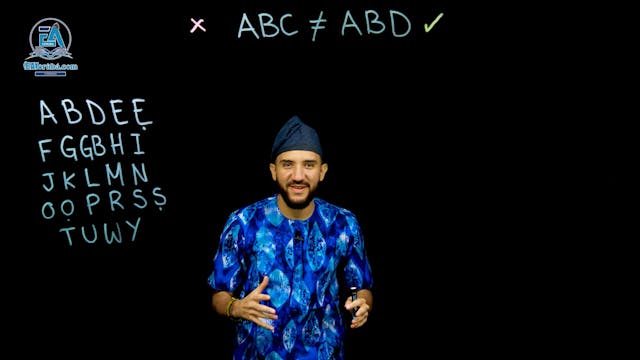 ABD - Alfabeto Yorùbá