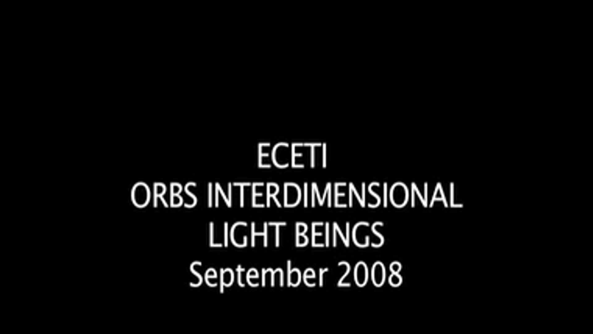 ECETI ORBS Skywatch Part 1 of 2