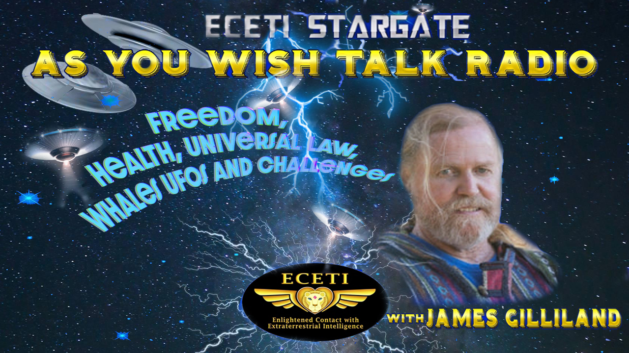 Freedom, Health, Universal Law, Whales UFOs and Challenges.
