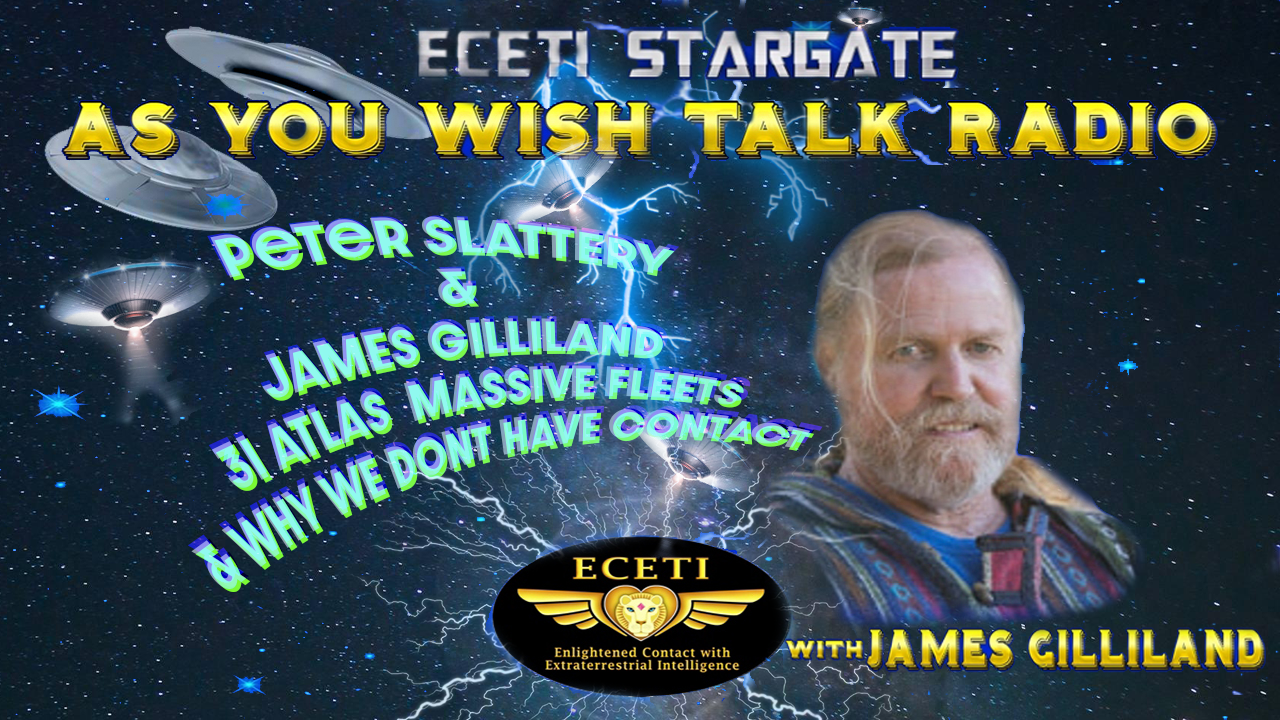 PETER SLATTERY & JAMES GILLILAND 3I ATLAS MASSIVE FLEETS & WHY WE DONT HAVE CONTACT