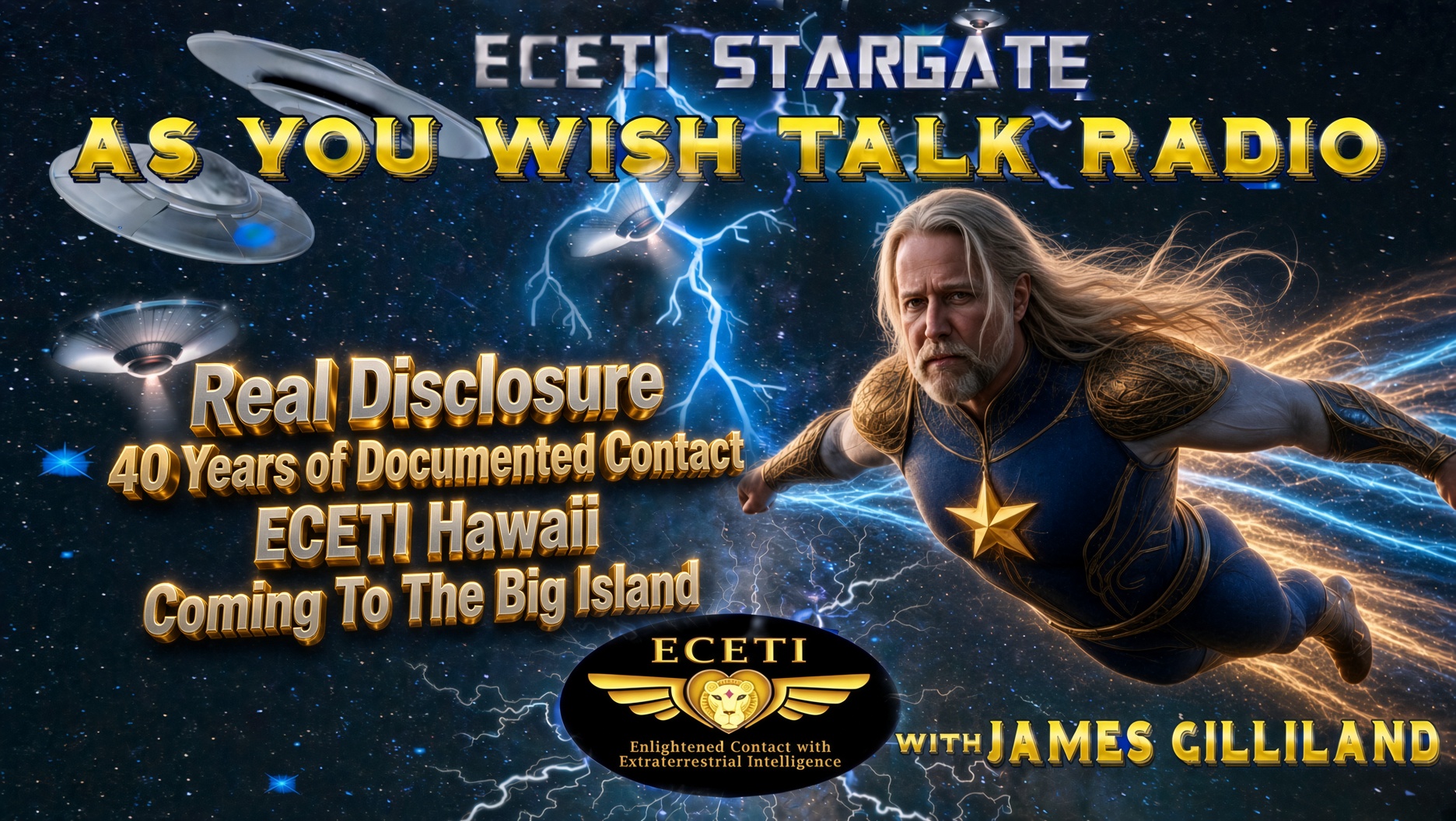 real disclosure 40 Years of documented contact eceti Hawaii coming to the Big Island