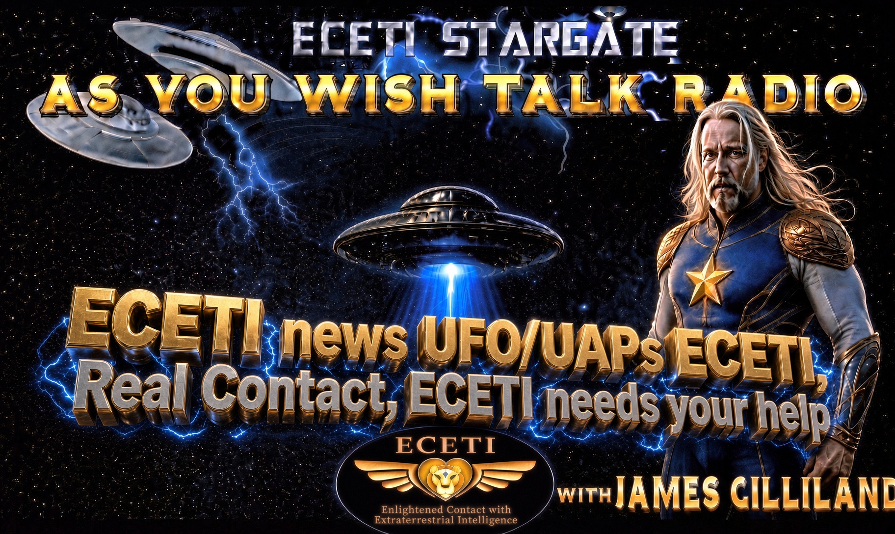 ECETI News UFO UAPs ECETI, Real Contact, ECETI Needs Your HELP