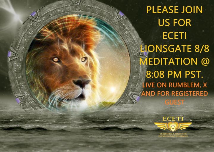 ECETI LIONS GATE MEDITATION LIVE - 08/09/2024, 04:01:02