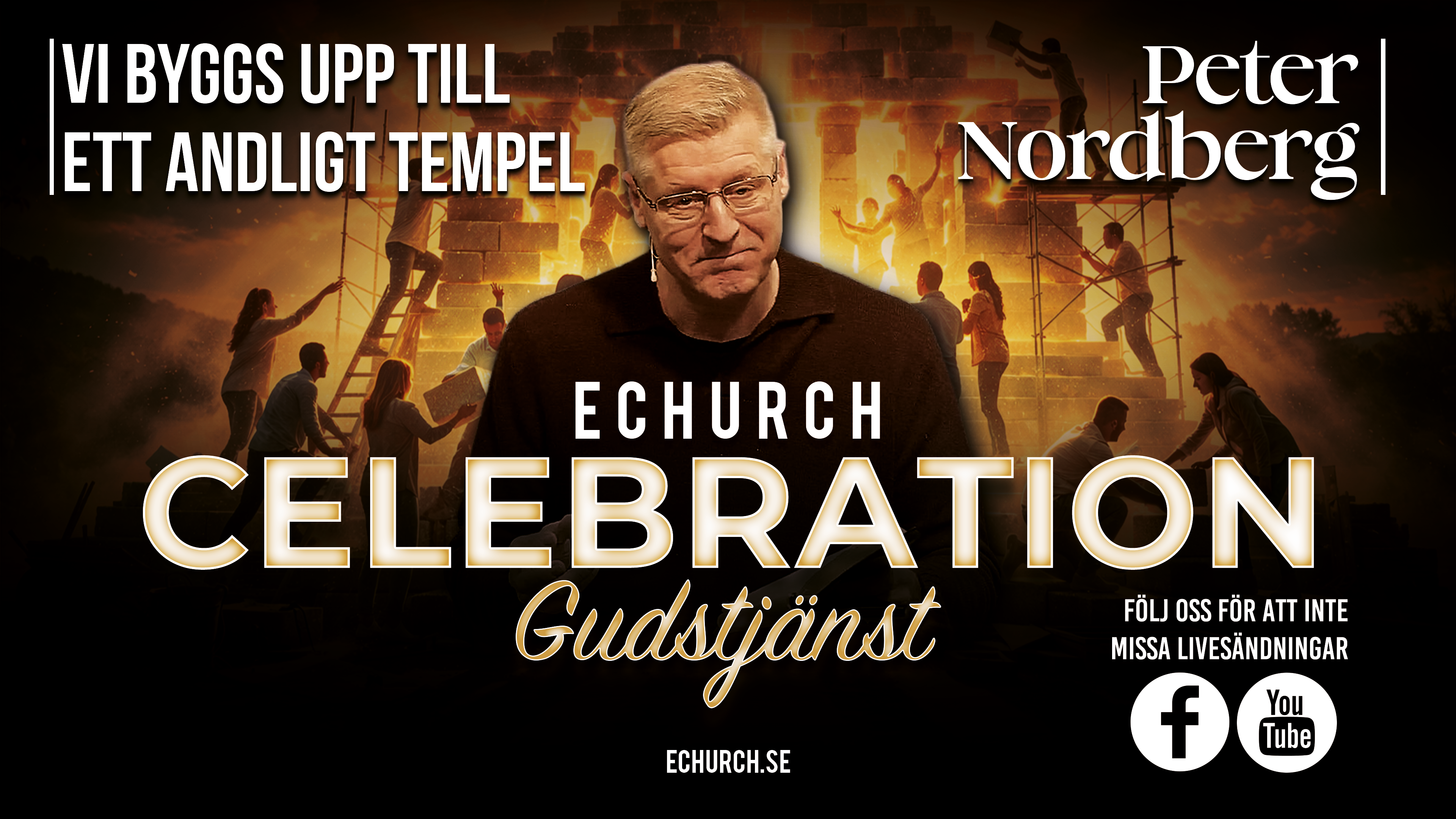 Vi byggs upp till ett andligt tempel