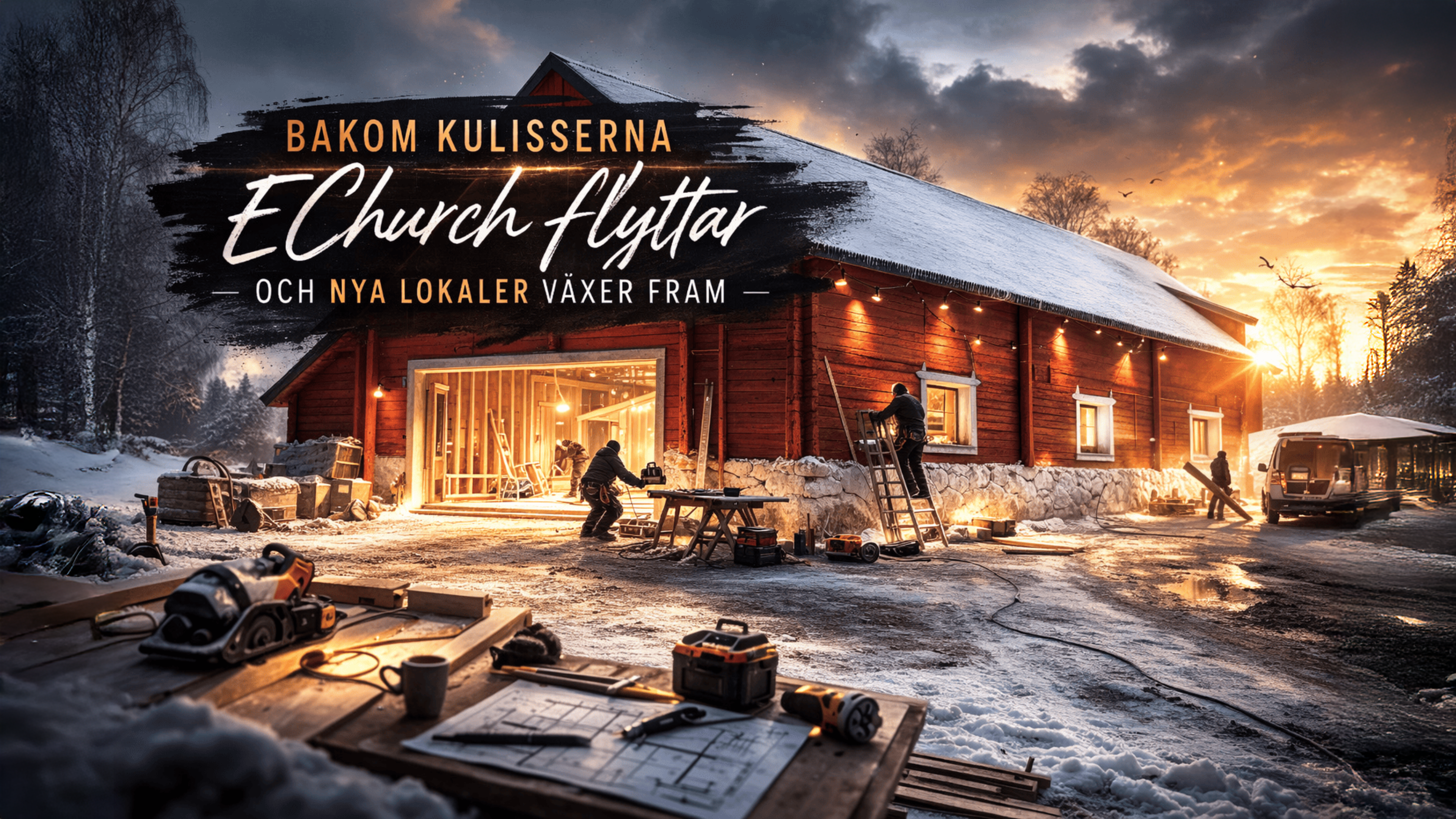 Bakom kulisserna – EChurch flyttar och nya lokaler växer fram