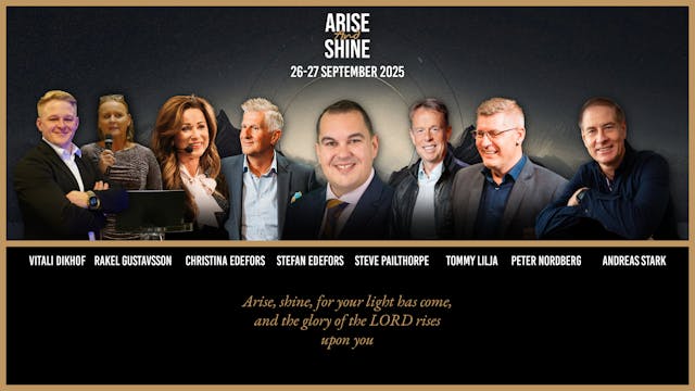 Arise & Shine 26-27 September 2025