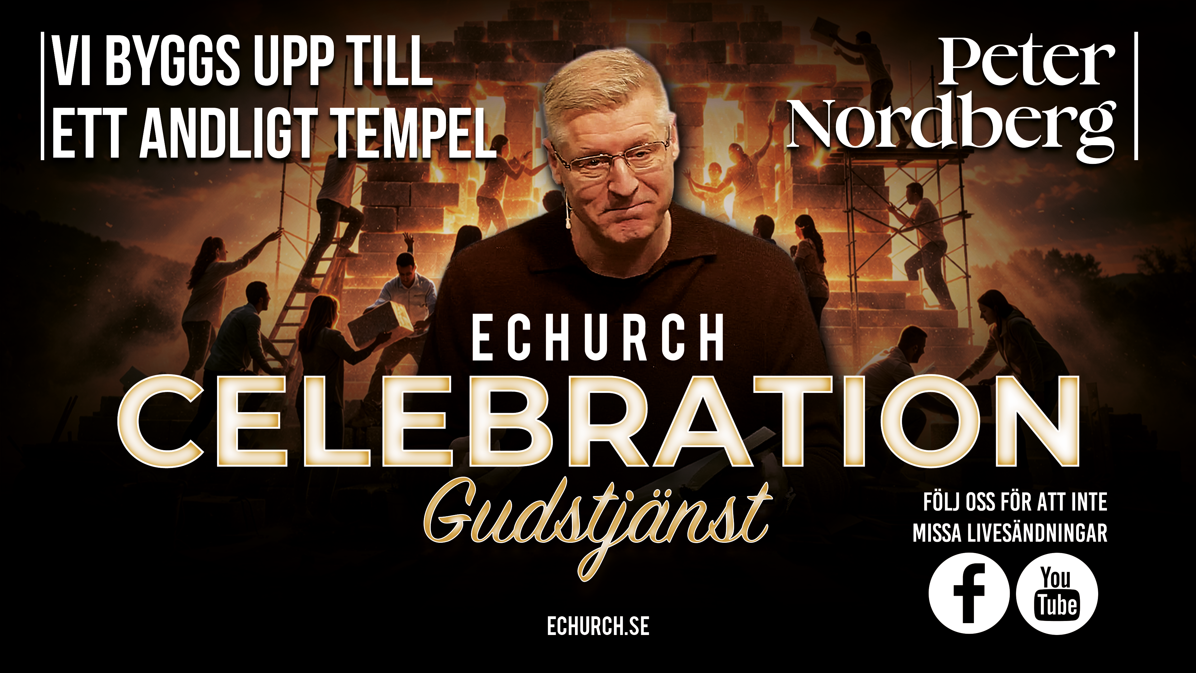 Vi byggs upp till ett andligt tempel