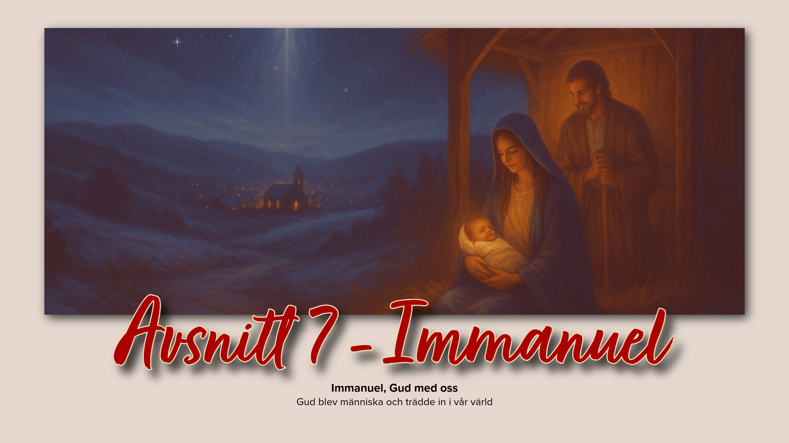 Adventkalender avsnitt 7 - Immanuel