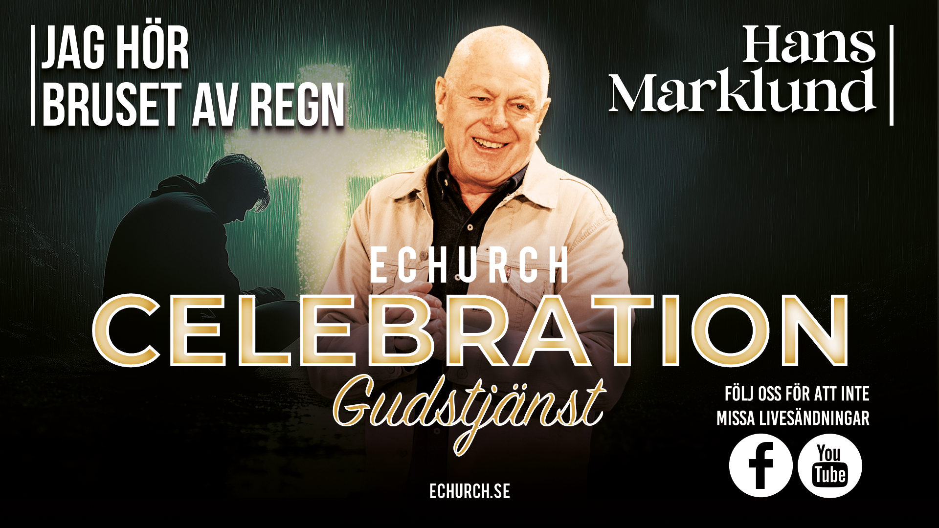 Jag hör bruset av regn