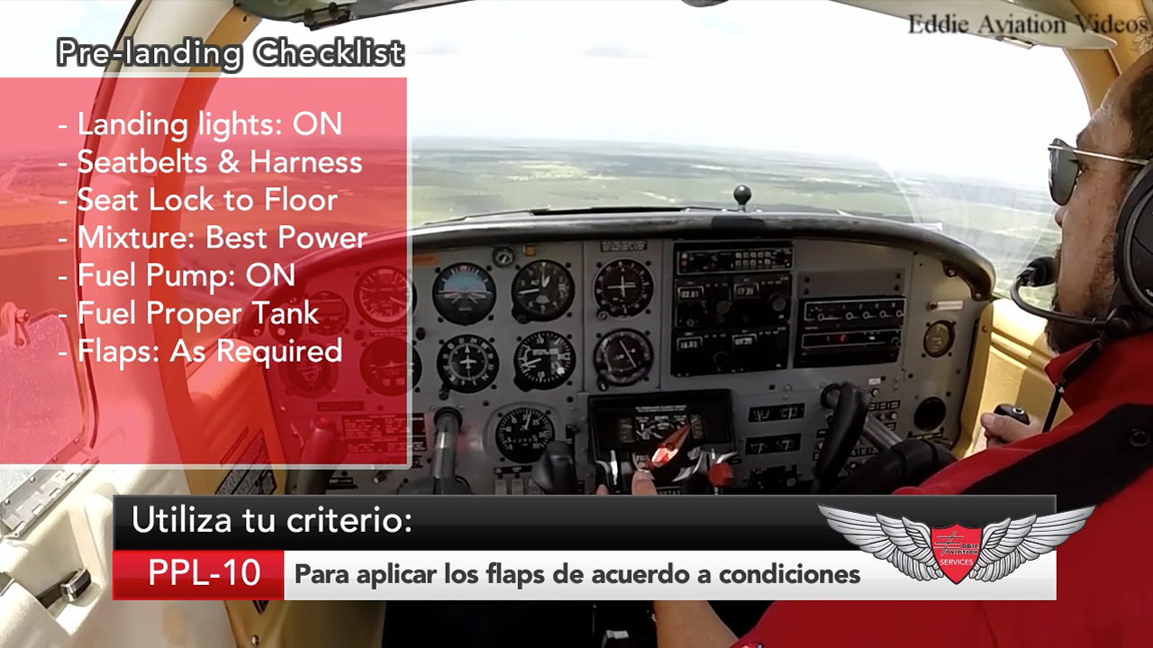 5.11 Preparación para el aterrizaje