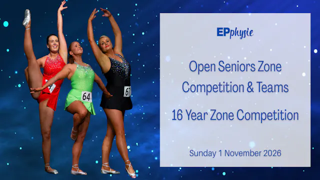 2026 1ST NOV OPEN SENIOR TEAM & ZONE, 16 YR ZONE
