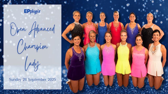 28th Sept Open Advanced Ladies Champion Lady 