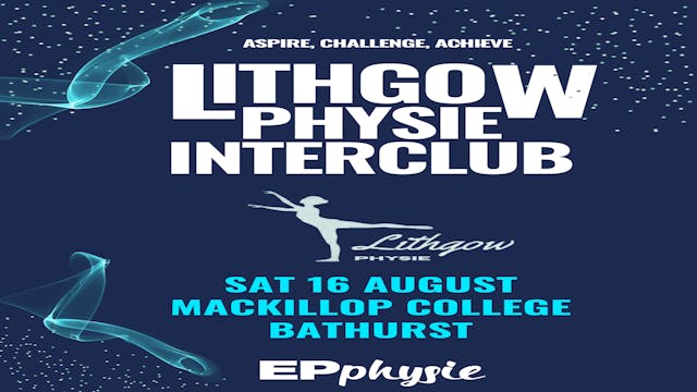 2025 LITHGOW INTERCLUB 16TH AUGUST