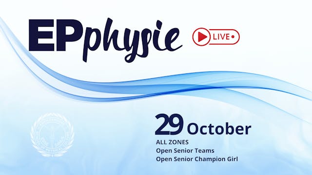29 Oct - Sydney Open Seniors Teams / Champion Girl