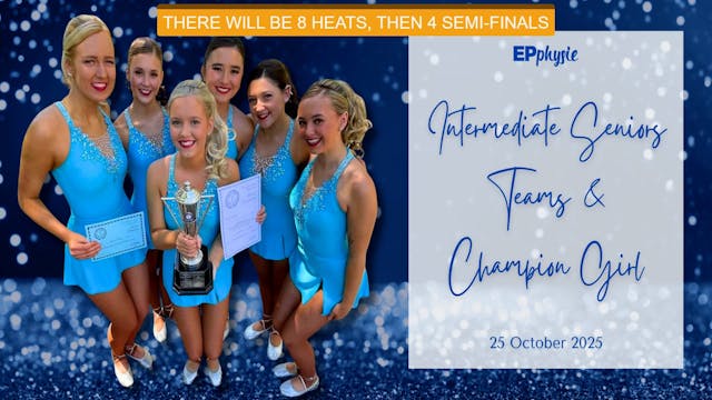 25th Oct Intermediate Senior teams and Champion Girl