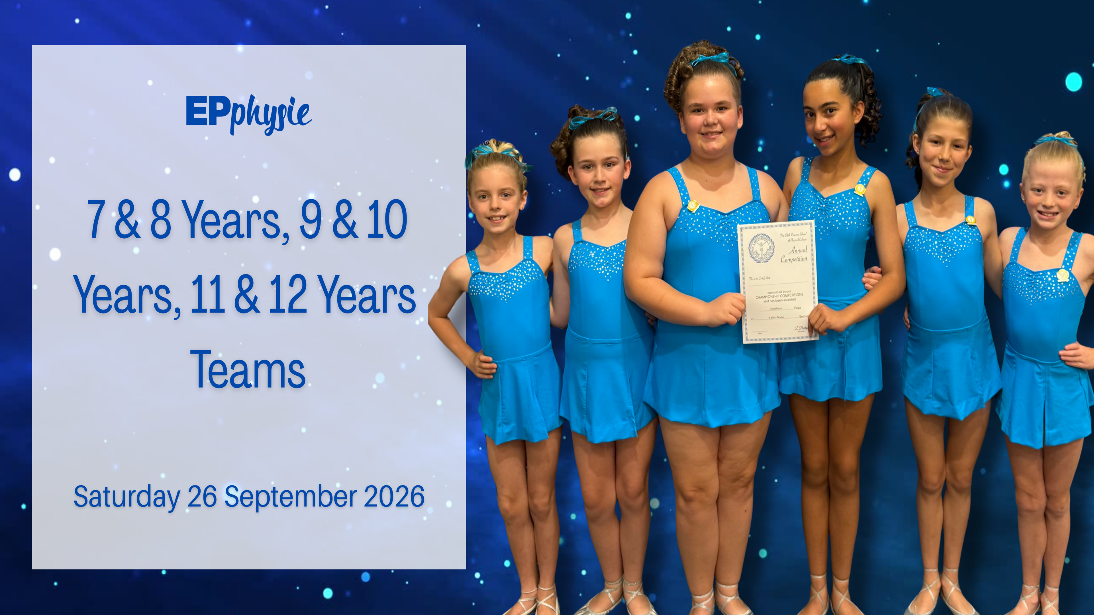 2026 26TH SEP 7-12 YEARS TEAMS