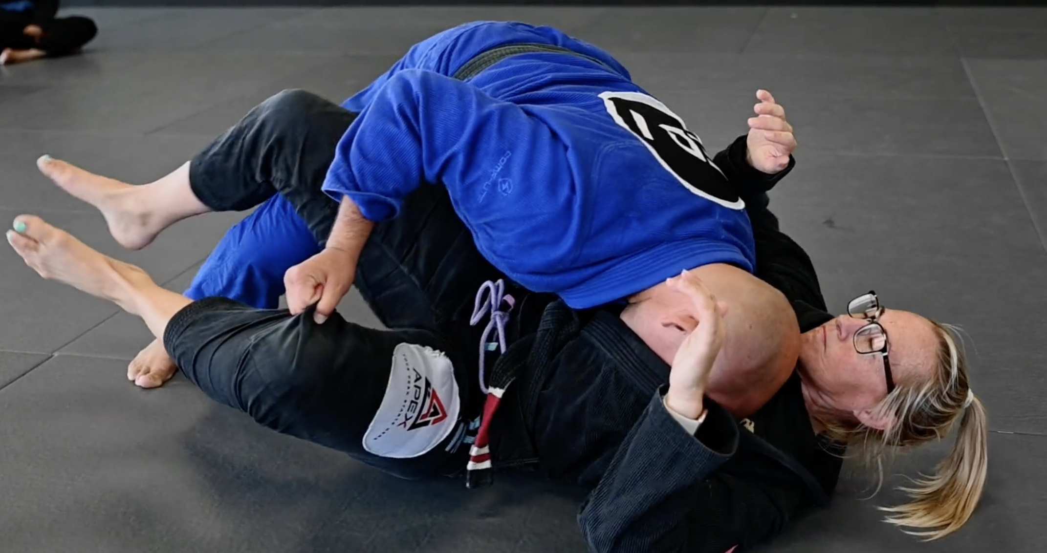 LEG DRAG STOPPING STIFF ARM