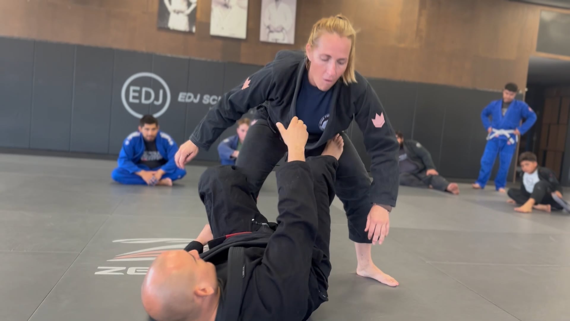 TOE HOLD FROM X-GUARD
