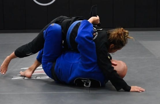 BUTTERFLY TO X GUARD SWEEP 