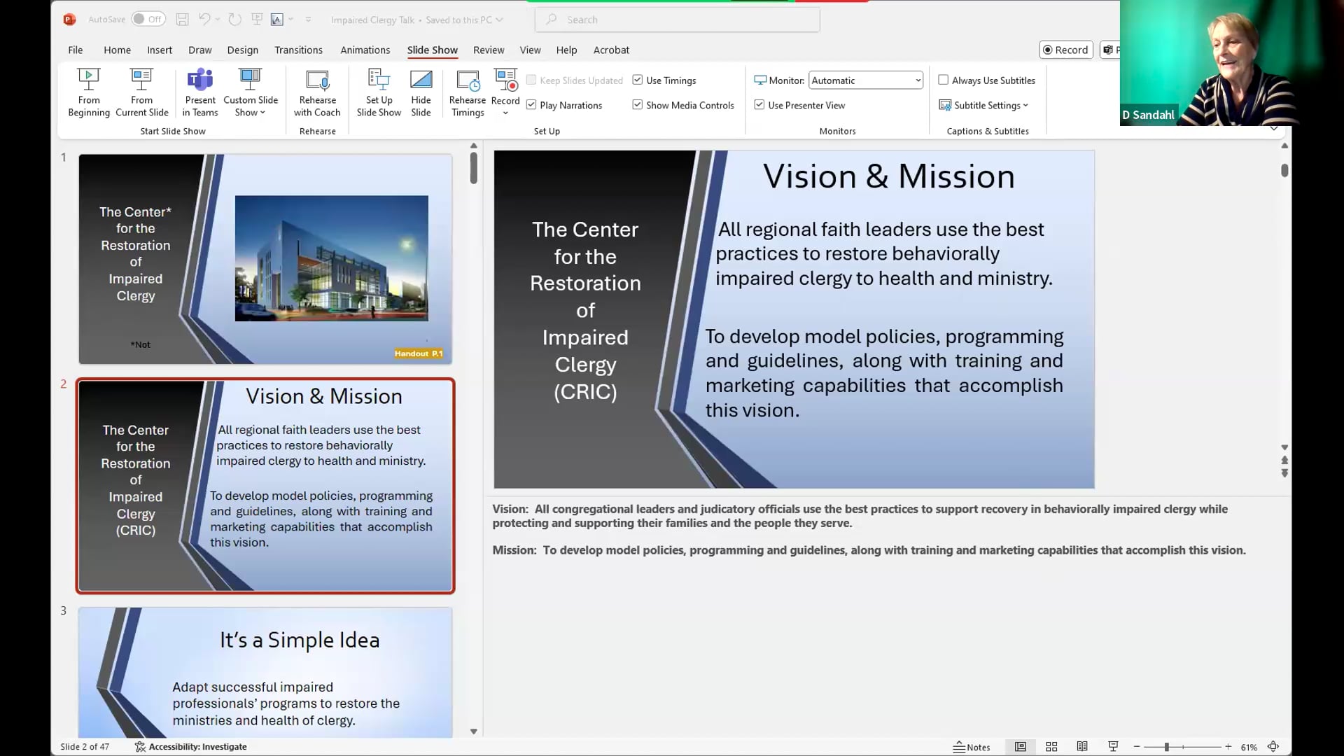 Restoring Behaviorally Impaired Clergy