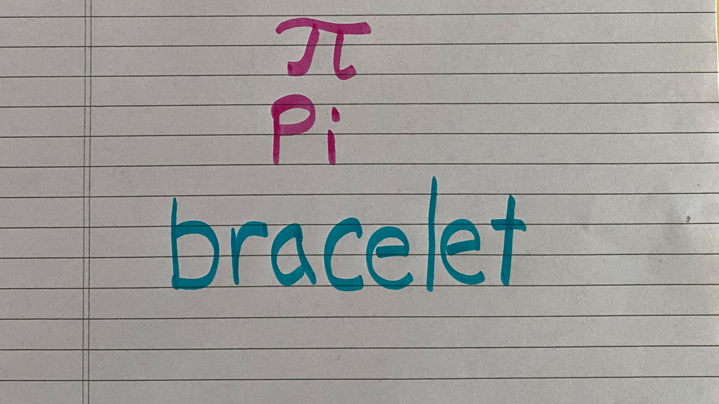 Pi Bracelet