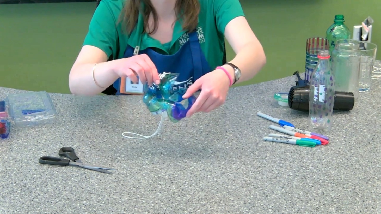 Inspiration Station: Plastic Bottle Art