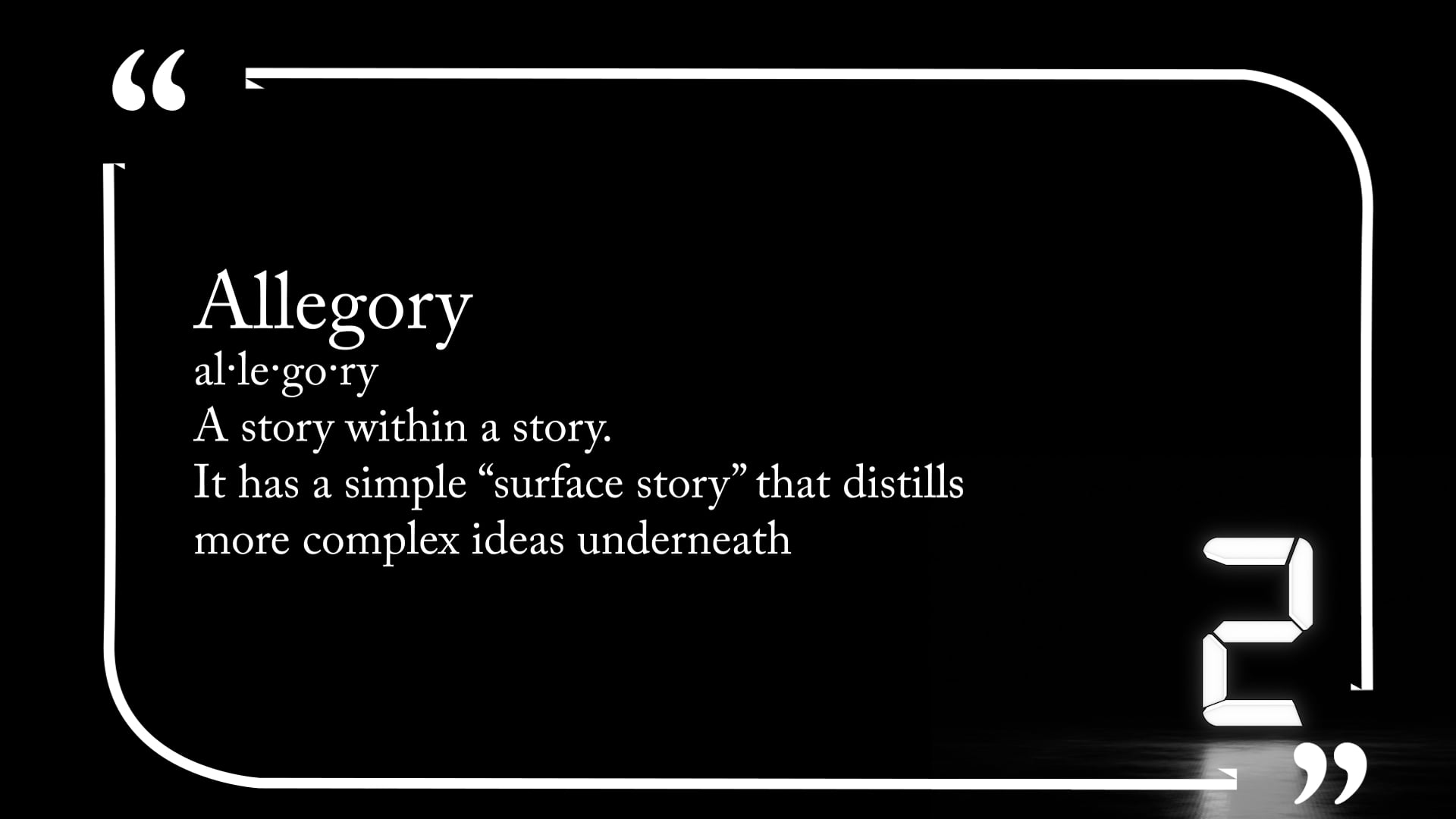 Allegory 628 MHE 1214