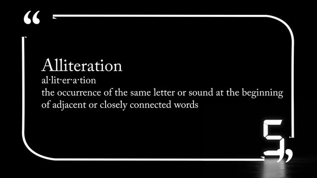 Alliteration 628 MHE 1214