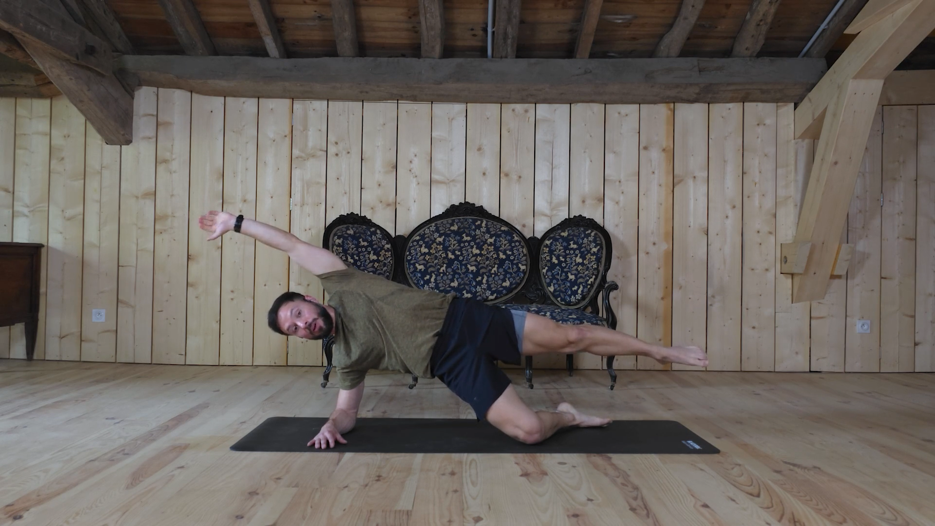 Pilates balletique chaîne latérale