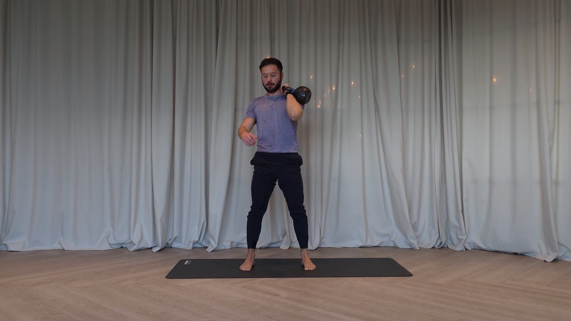 Apprentissage clean kettlebell