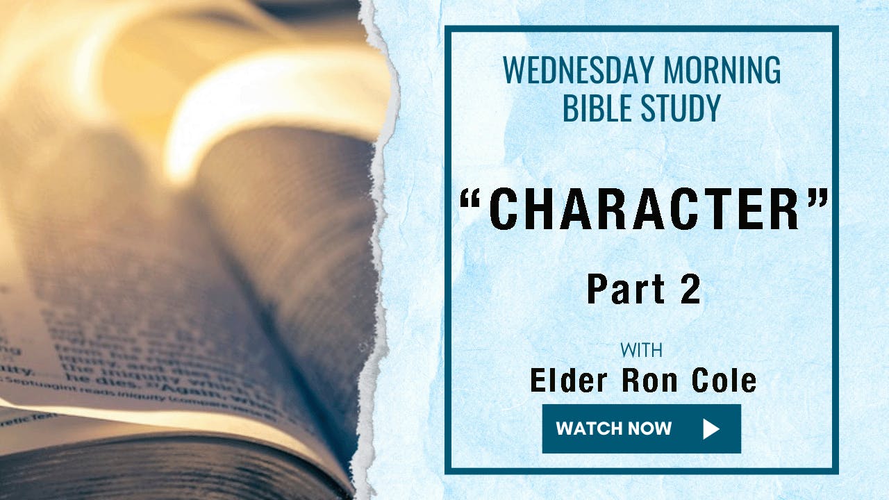 AM Bible Study - Elder Ron Cole - 1/14/26