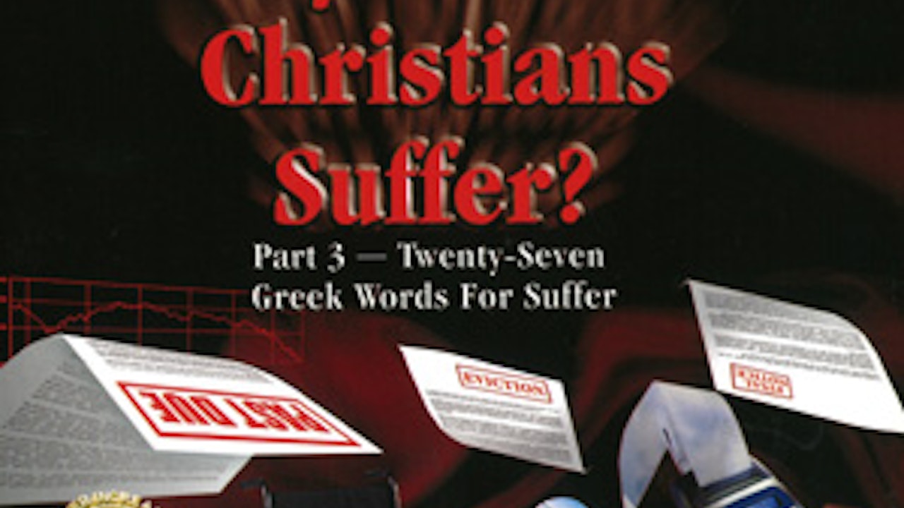 Why Should Christians Suffer