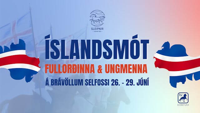 100m skeið - Ungmenna - Íslandsmót fu...