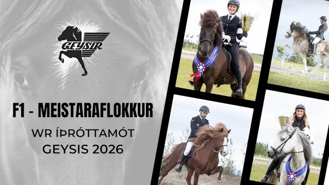 F1 Meistaraflokkur - WR Íþróttamót Ge...