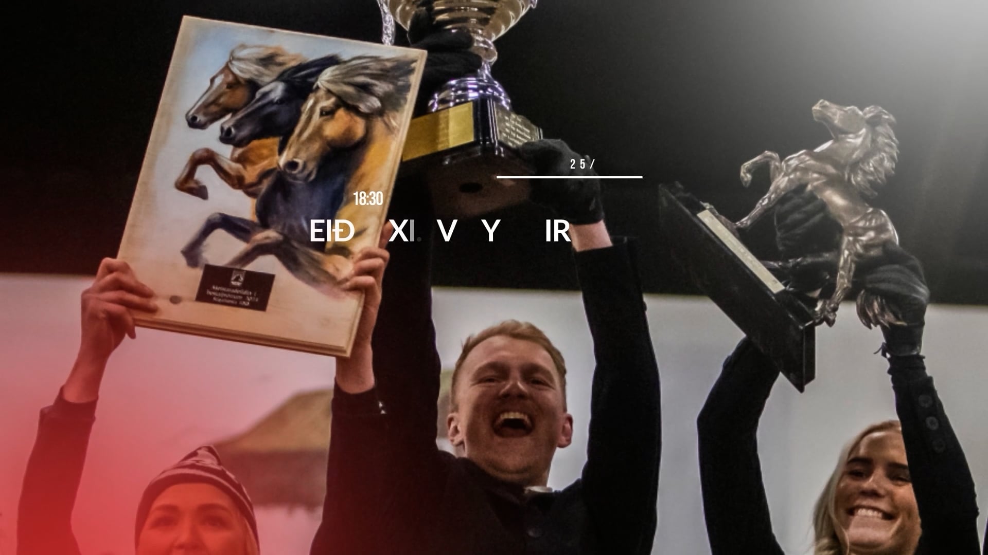 Meistaradeild 2025 - PP1 og 150m skeið - English Commentary