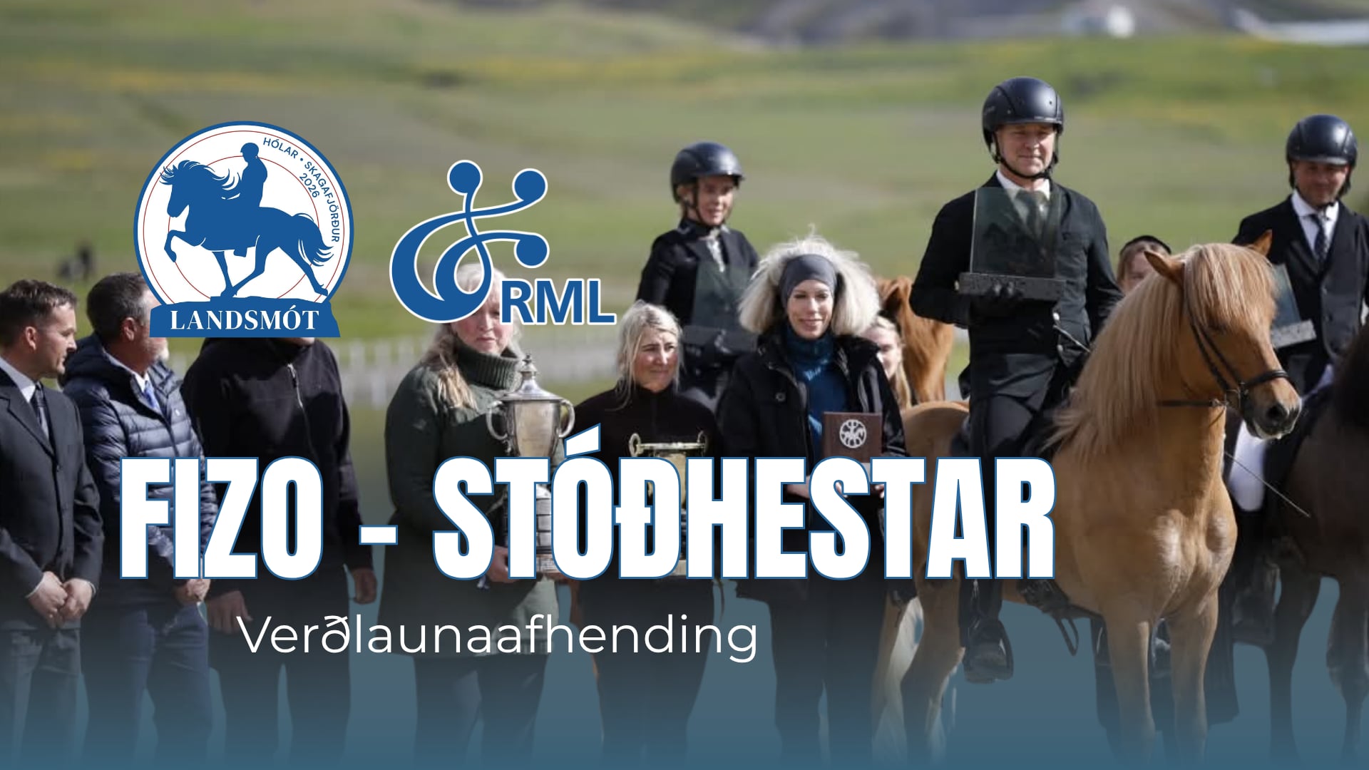 Award ceremony Stallions - Landsmót hestamanna