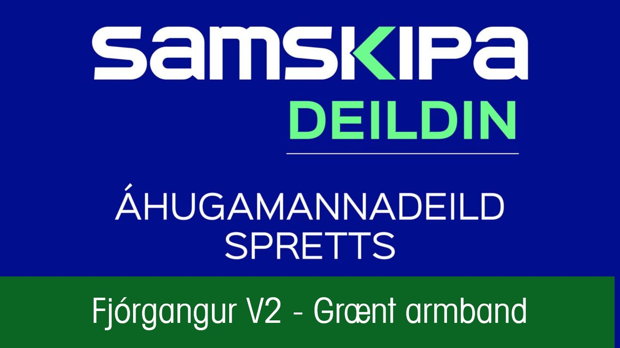 Áhugamannadeild Spretts - Fjórgangur V2 - Grænt armband