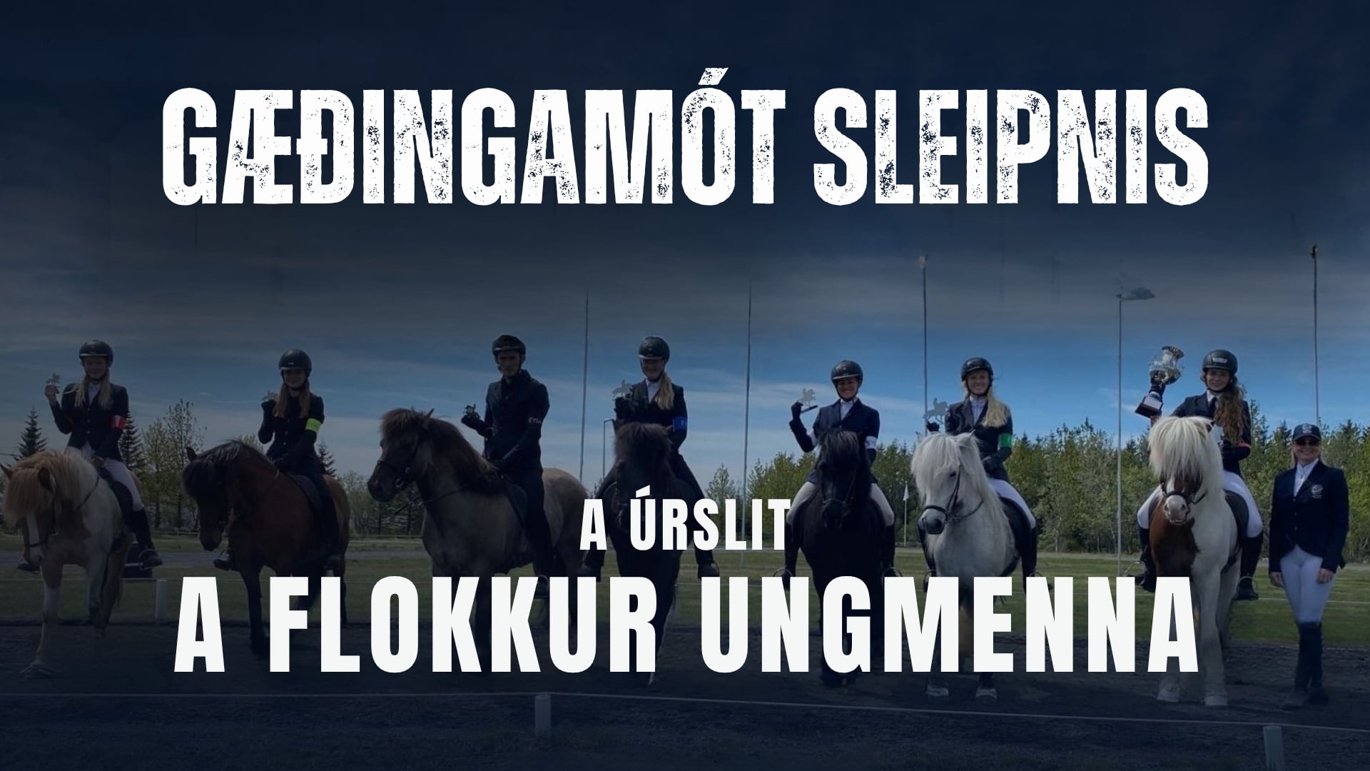 A flokkur ungmenna - Gæðingamót Sleipnis og Landsmótsúrtaka Sleipnis, Ljúfs og Háfeta