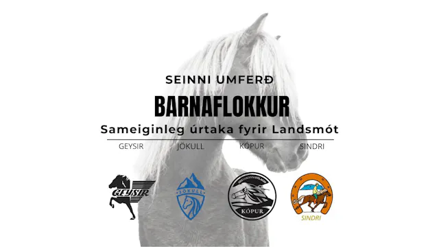 Barnaflokkur - Landsmótsúrtaka Geysis...