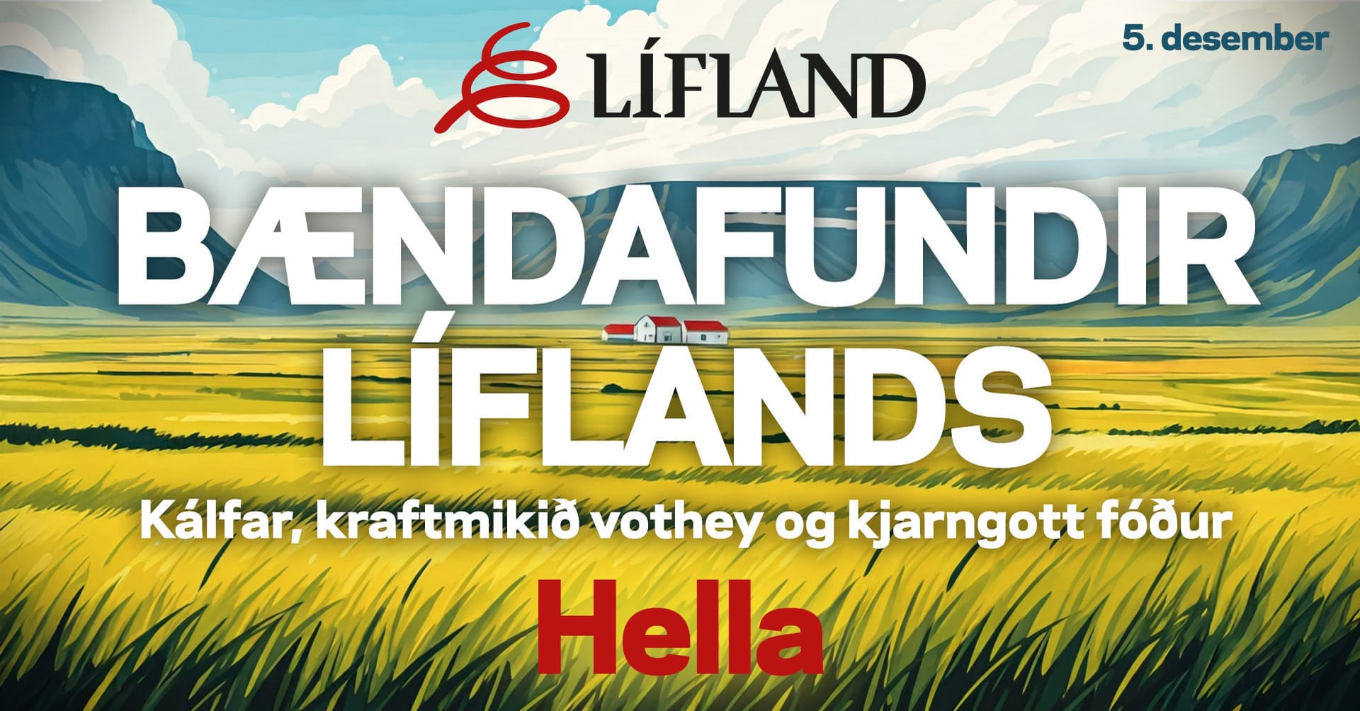 Bændafundir Líflands - Hella 5. Des 2024