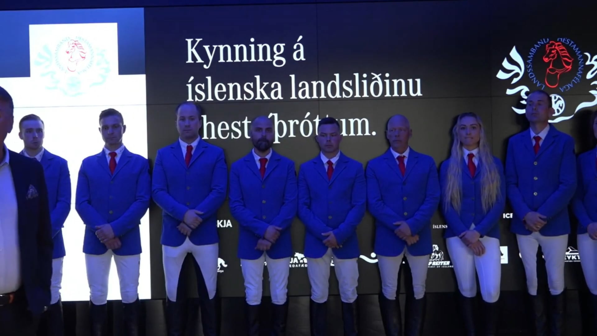 Kynning á Íslenska landsliðinu fyrir HM 2023